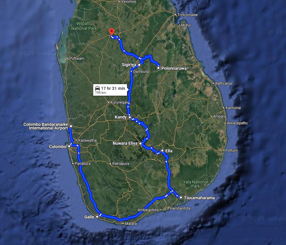 sri lanka tour