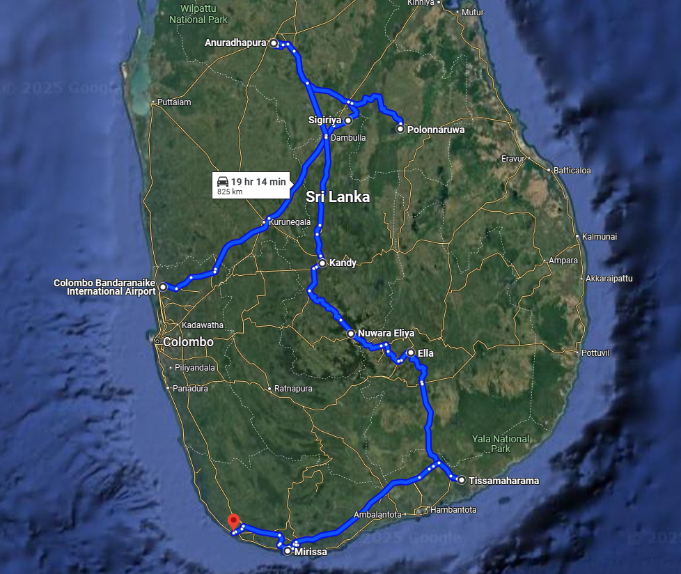 sri lanka tour